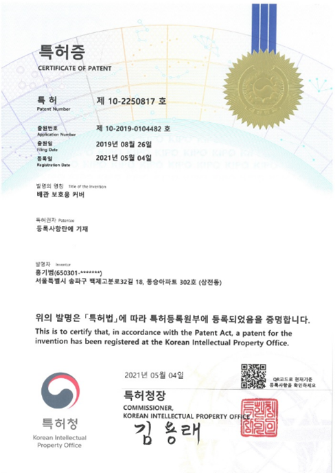 특허 제10-2250817호 이미지